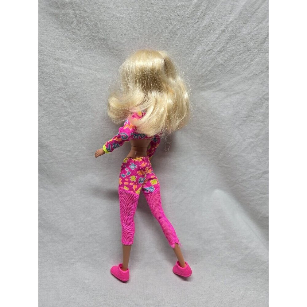 Vintage Workin Out Barbie Doll With Accessories 1996 Mattel Vintage - Picture 8 of 12